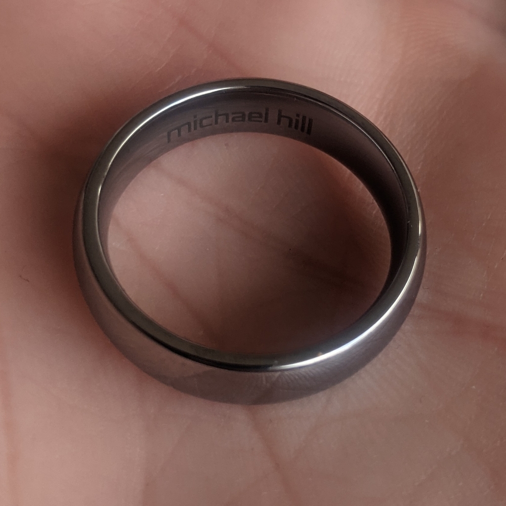 Michael Hill Sapphire Tungsten 6mm Ring